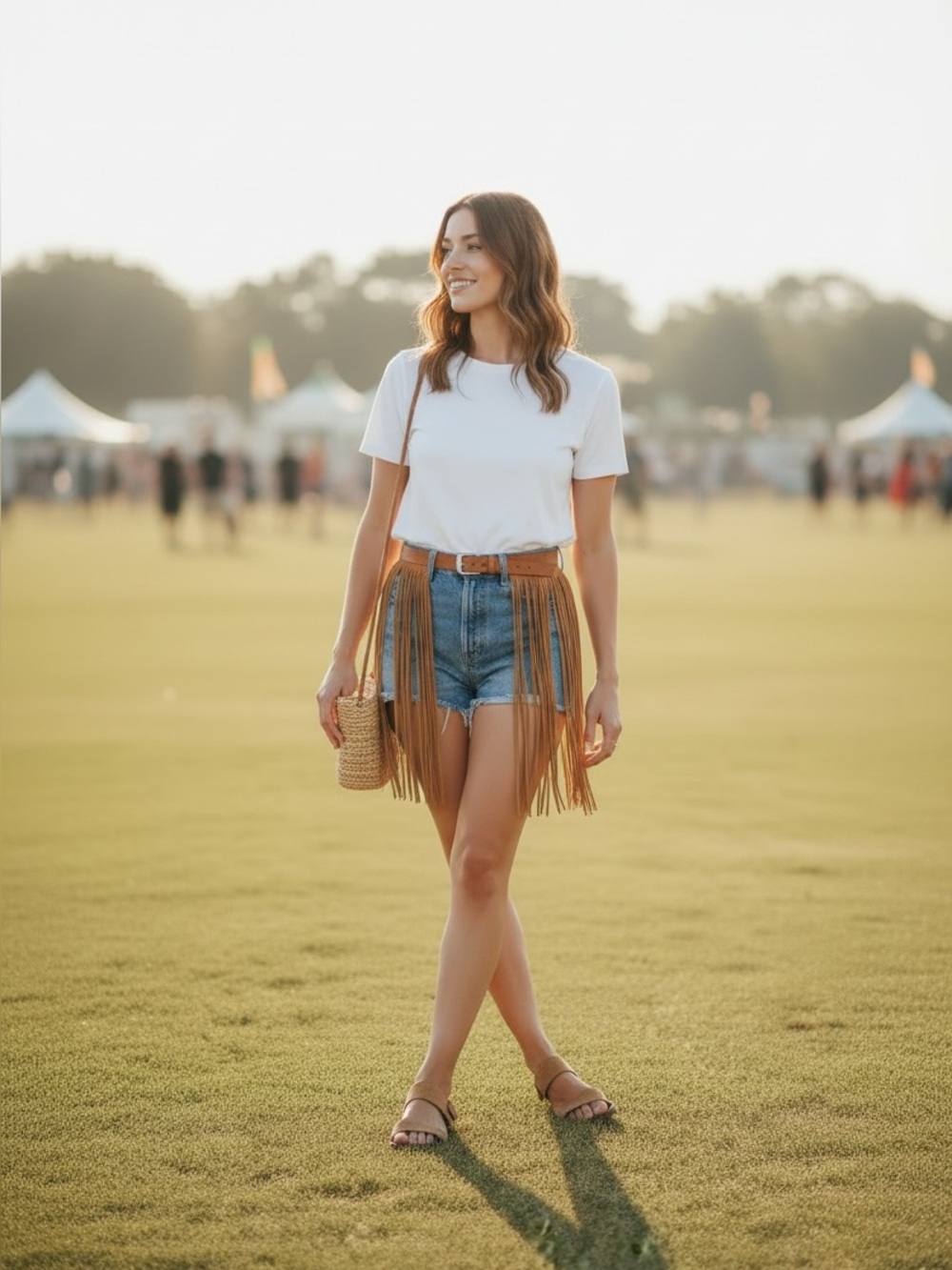 Fringe festival leather belt by Streets Ahead